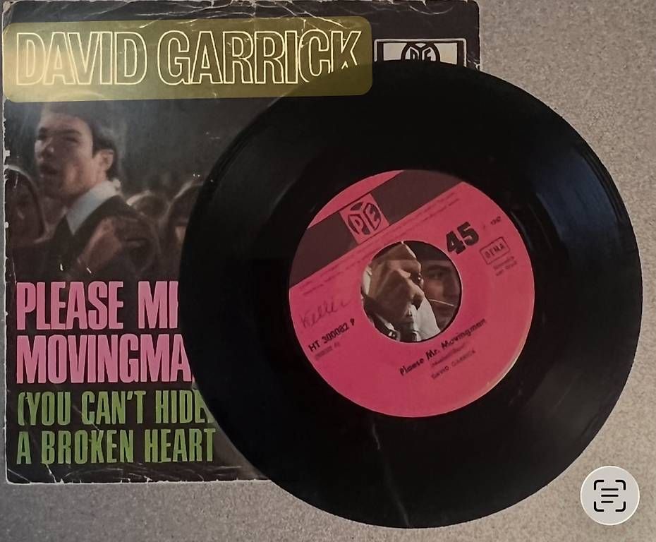 Dischi in vinile: DAVID GARRICK PLEASE MR. MOVINGMAN - 7"-Single 45 RPM – Usato da Horw venduto da Belowzero0 1