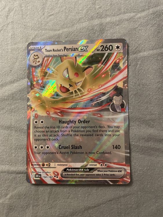 Persian ex 150/182 Destined Rivals Team Rocket ENG (Neu (gemäss ...