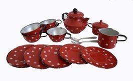 Puppengeschirr Blech Vintage Arta Switzerland