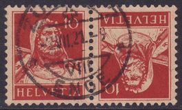 SBK-Nr. K8 (Kehrdruck Tellbrustbild) Stempel ZÜRICH 7 ENGE