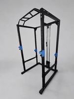 Cage de musculation multifonction poulies, barre de traction