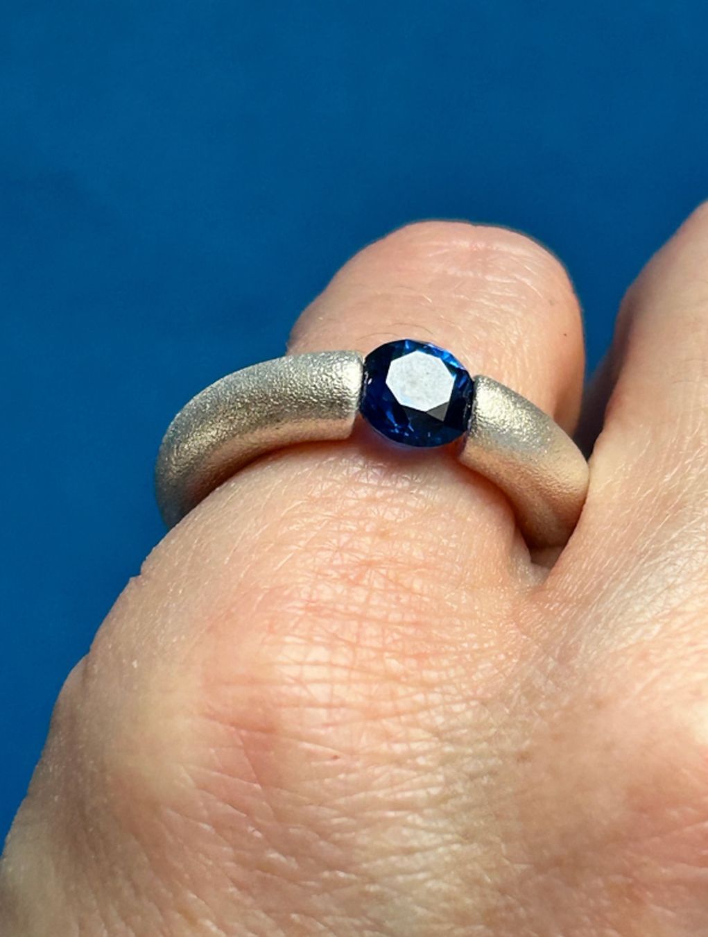 Anelli: Silberring darkblue (51) – Usato da Dittingen venduto da Bijoubelle 4