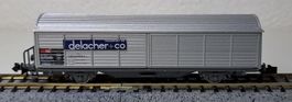 SBB Delacher+ Co Güterwagen Roco gebraucht Spur N