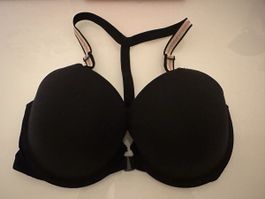 Victoria's Secret BH Schwarz Push-Up 32DD/E70 Neuwertig