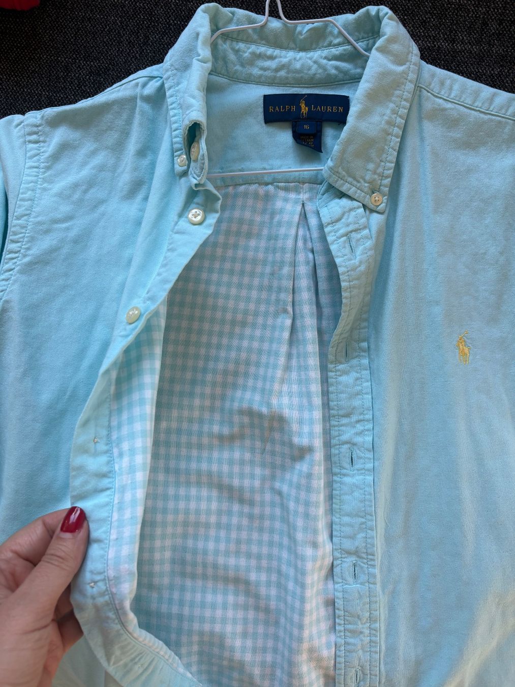 Ralph Lauren Hemden, T-Shirts & Polos: Ralph Lauren Hemd hellblau Grösse 152 – Gebraucht aus Buchs ZH von gavvier 2