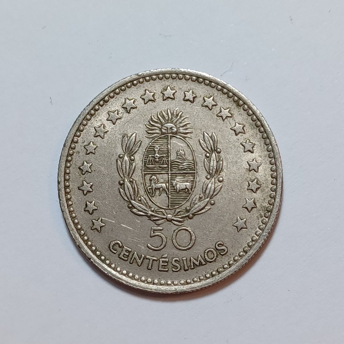 Tutti le monete: 50 Centésimos 1960 Uruguay – Usato da Pfäffikon ZH venduto da Welt_Muenzen 1