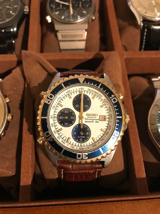 Seiko Vintage Chronograph Sports 150 Kaufen auf Ricardo