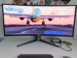 AOC Agon Pro 34" OLED Gaming-Monitor / Top-Zustand