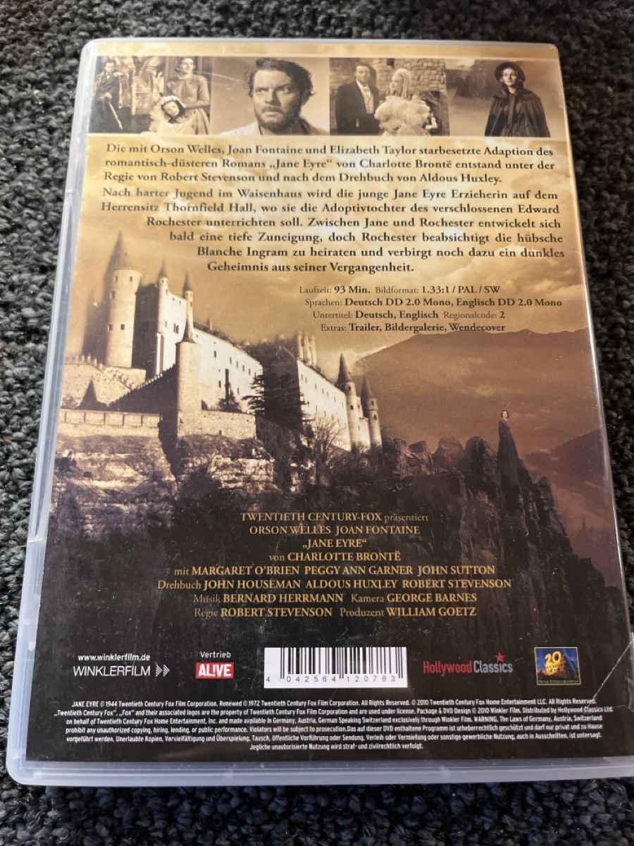 Tous les DVDs: Jane Eyre (21685) – D'occasion à Ruswil par jan_bxl5 1