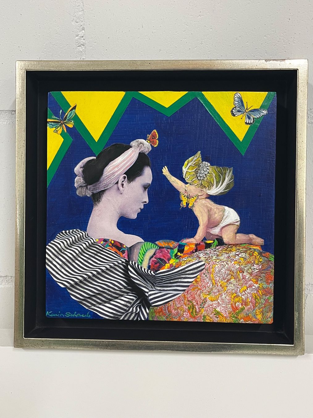 Dipinti: Karin Schaub (1928-2024) - Collage – Usato da Basel venduto da PAUL_ART 1