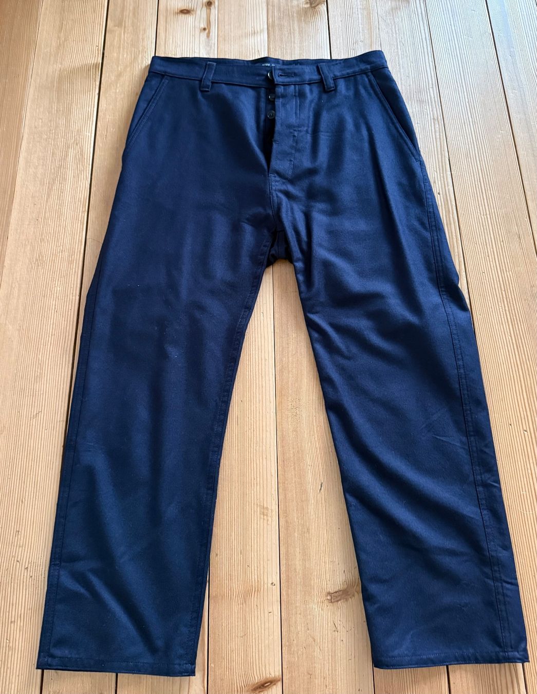 Pantaloni: Blaue Wollhose Sofie d Hoore – Usato da Luzern venduto da Mamutpe
