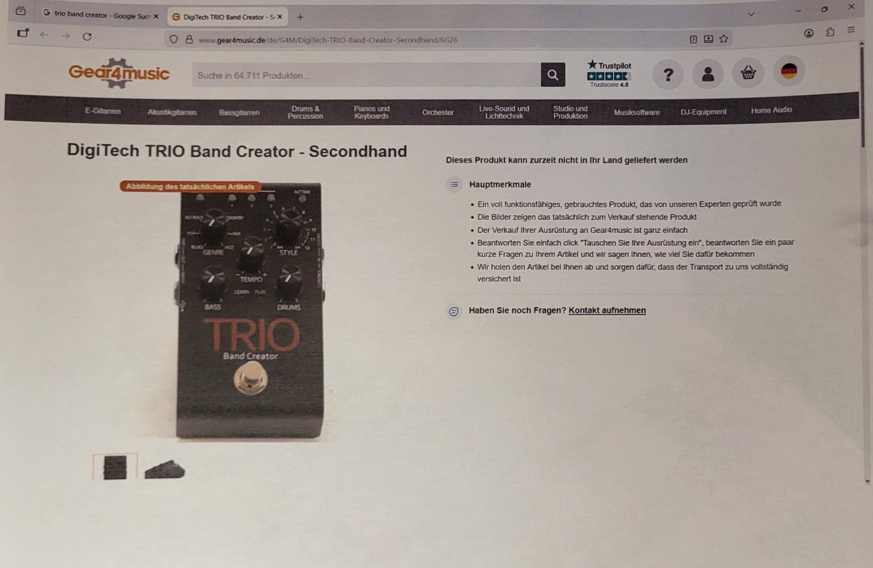 Strumenti musicali: Digi Tec Band Creator – Usato da Madiswil venduto da Cabarnet