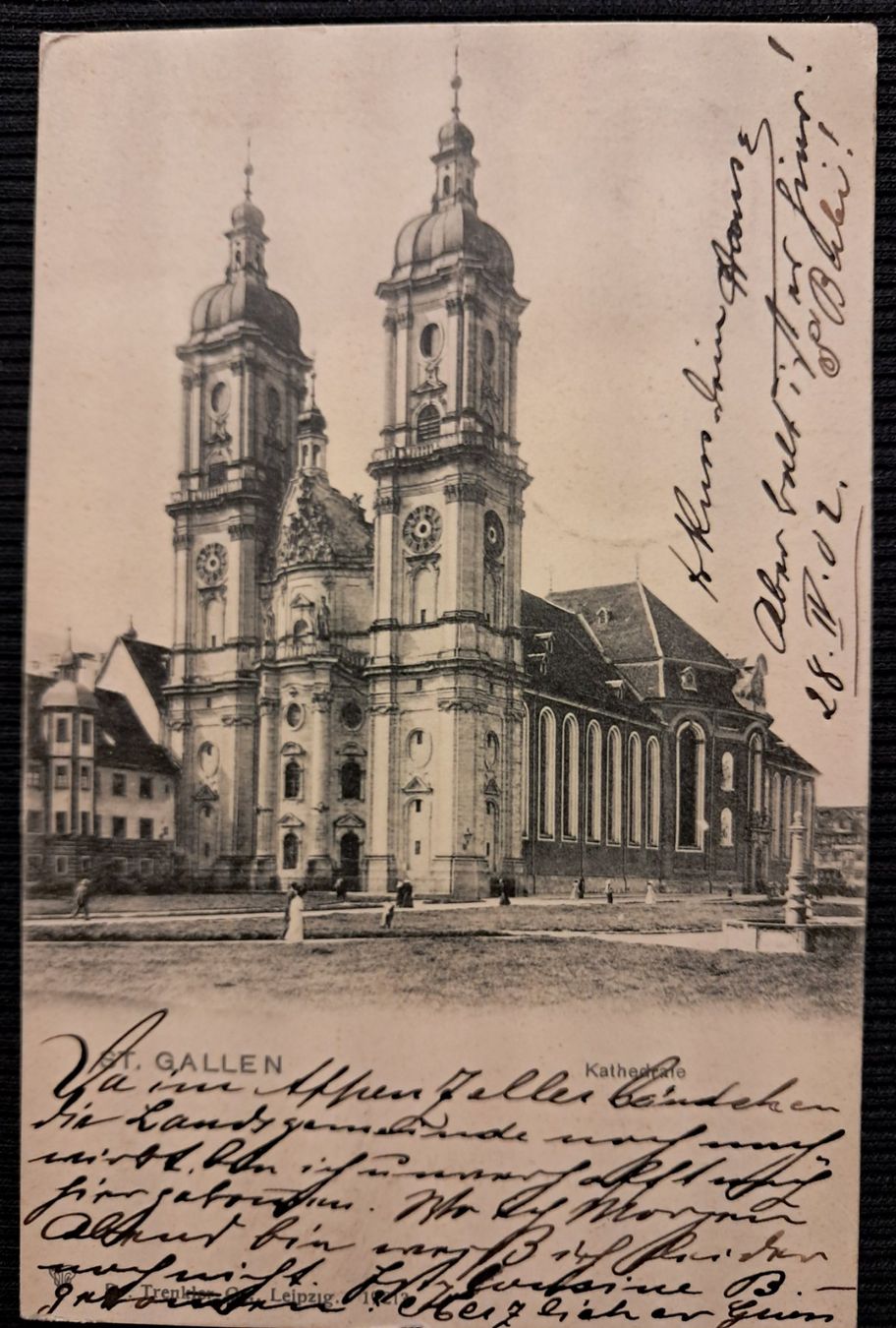 Cartoline postali: ST GALLEN 1902 – Usato da Ponto Valentino venduto da giorgia06