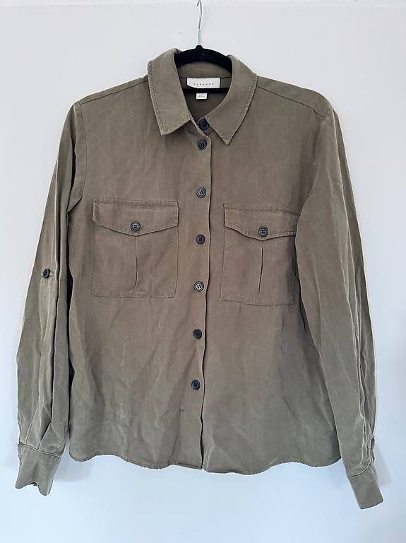 Blusen: Bluse - Gr. 38 - Khaki – Gebraucht aus Effretikon von alicebrunner