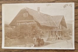 Bauernhaus, Personengruppe um 1920, vgl. Art. 1329383776