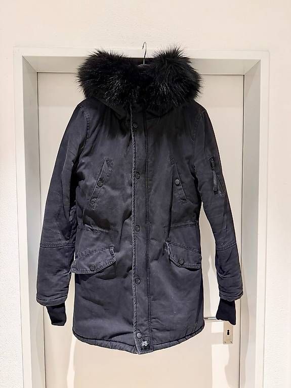 Cappotti: Sixth June Herren Parka schwarz – Usato da Chur venduto da pareto12 1