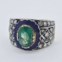 Wunderschöner Goldring mit 36 hochwertigen Brillianten