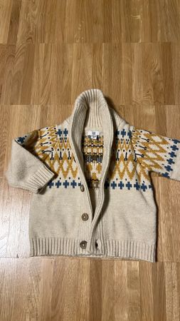 Baby Cardigan - Classic Winter Style, size 62