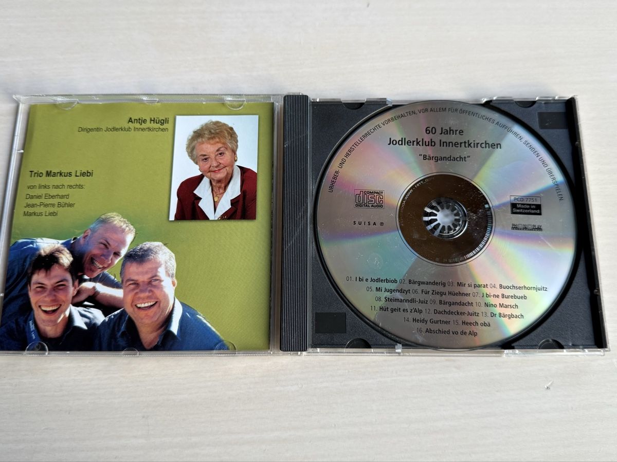 CD: "Jodelklub Innertkirchen - Bärgandacht CD" – Usato da Oberried Brienz venduto da Chyara 2