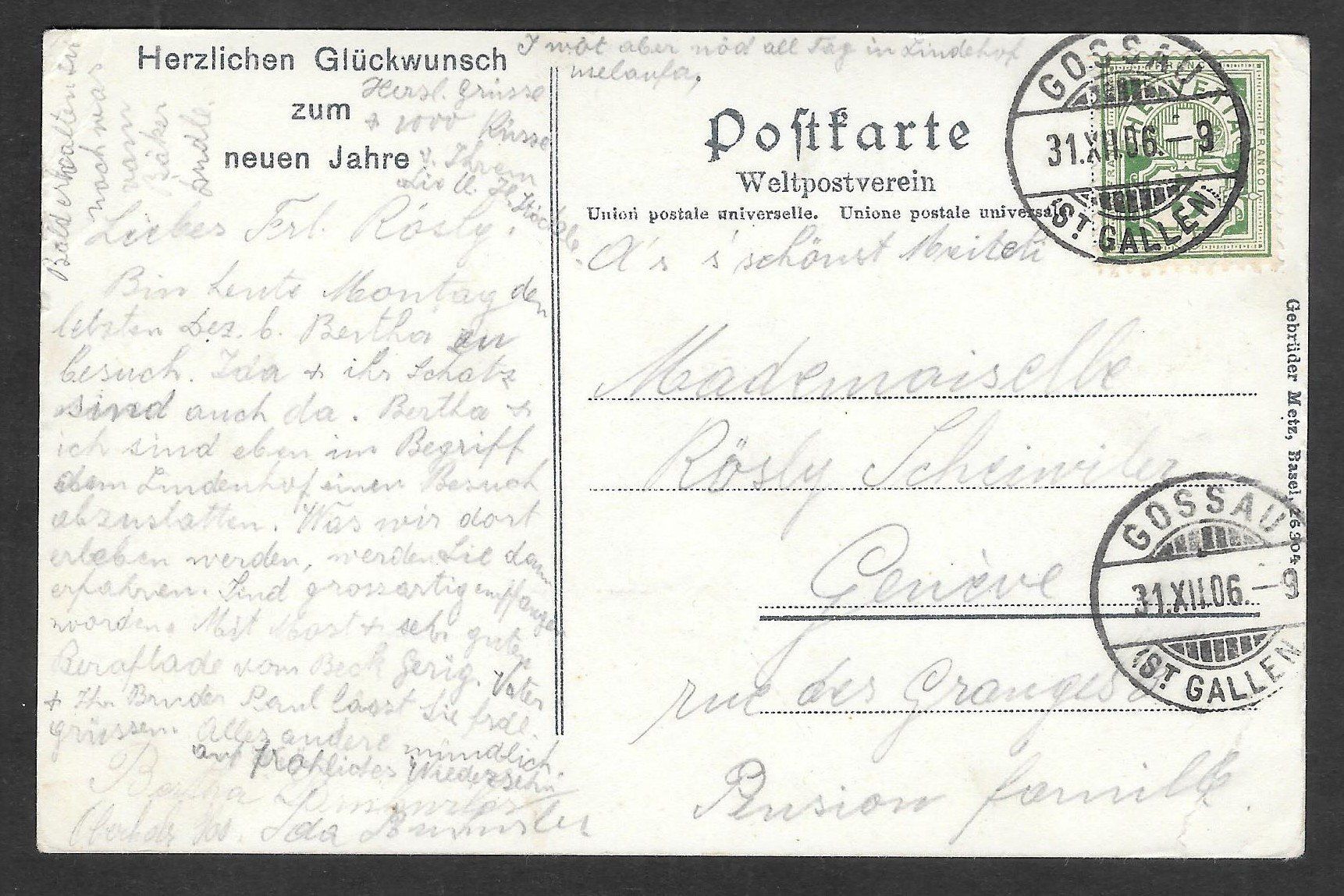 Cartoline postali: St. Gallen Marktplatz – Usato da Olten venduto da clotaldi 1