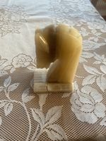 Pferdekopf Skulptur aus Alabaster