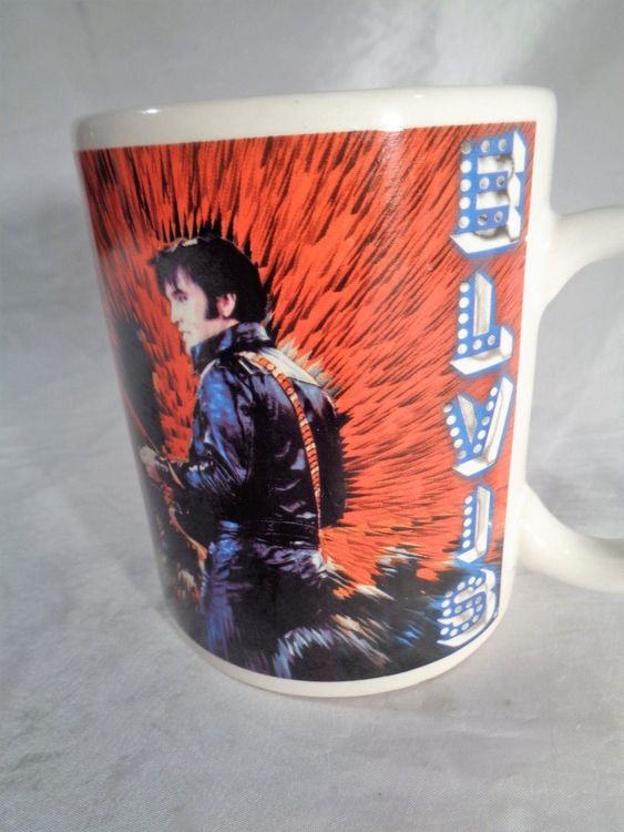 Elvis Presley Keramikbecher – 325 Ml, Spülmaschinenfest, Personalisierbar