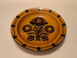 Plat décoratif vintage céramique, Mid Century Decor Suisse