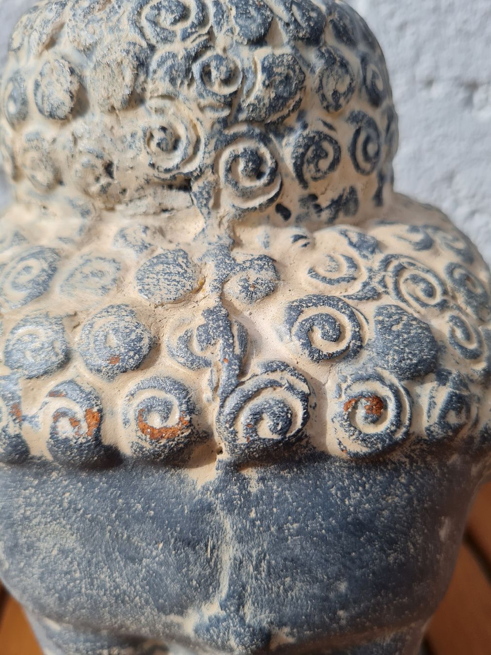 Tutte le decorazioni: Buddha Kopf, aus Ton, für den Garten oder Balkon – Usato da Maur venduto da Tashi010 4