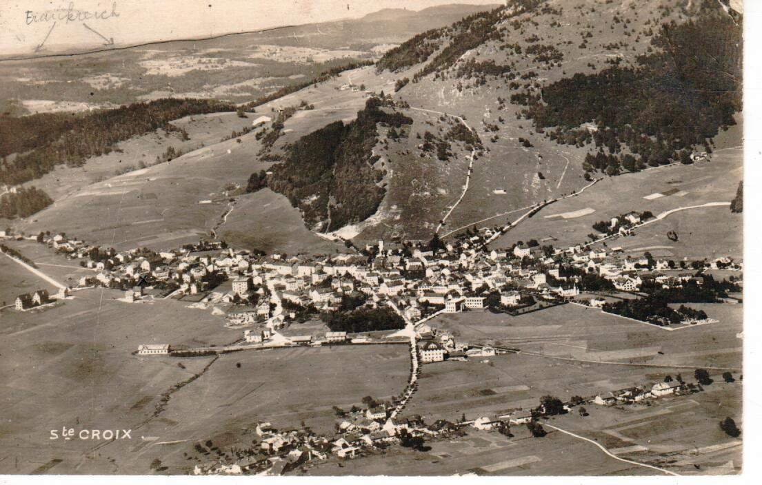 Ansichtskarten: Ste Croix 1925 – Gebraucht aus Wolhusen von Curver9