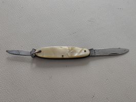 Taschenmesser Manago Italien Perlmutt Vintage Zustand