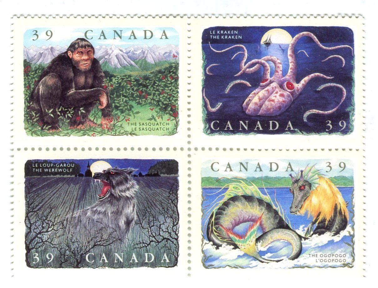Tous les timbres: Briefmarken "Fabelwesen". Kanada. – Neuf avec emballage d'origine à Basel par Butsch5