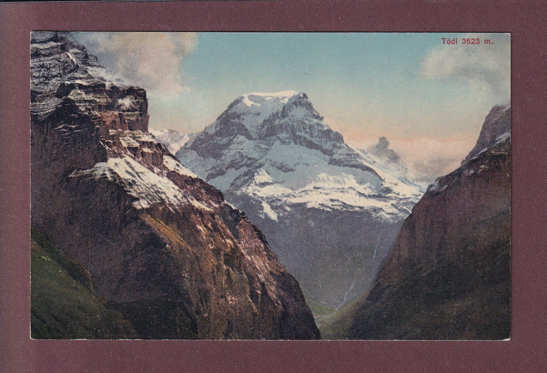 Cartoline postali: TÖDI - 1921 – Usato da Pully venduto da nicecards