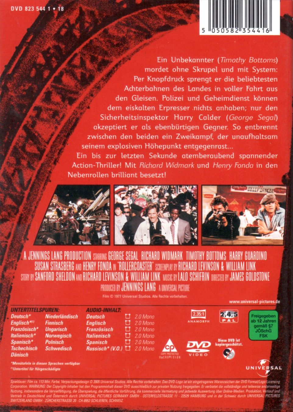 Tutti i DVDs: DVD: Achterbahn (mit George Segal, Richard Widmark) – Usato da Tägerig venduto da fil_f8k6 1