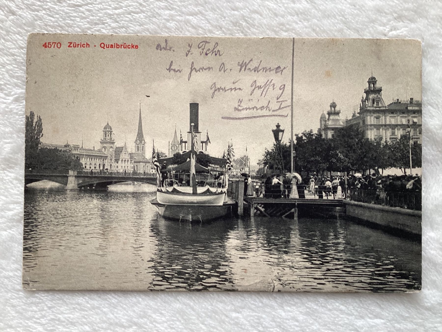 Ansichtskarten: AK Zürich Schiffsstation – Gebraucht aus Zürich von Tolima194