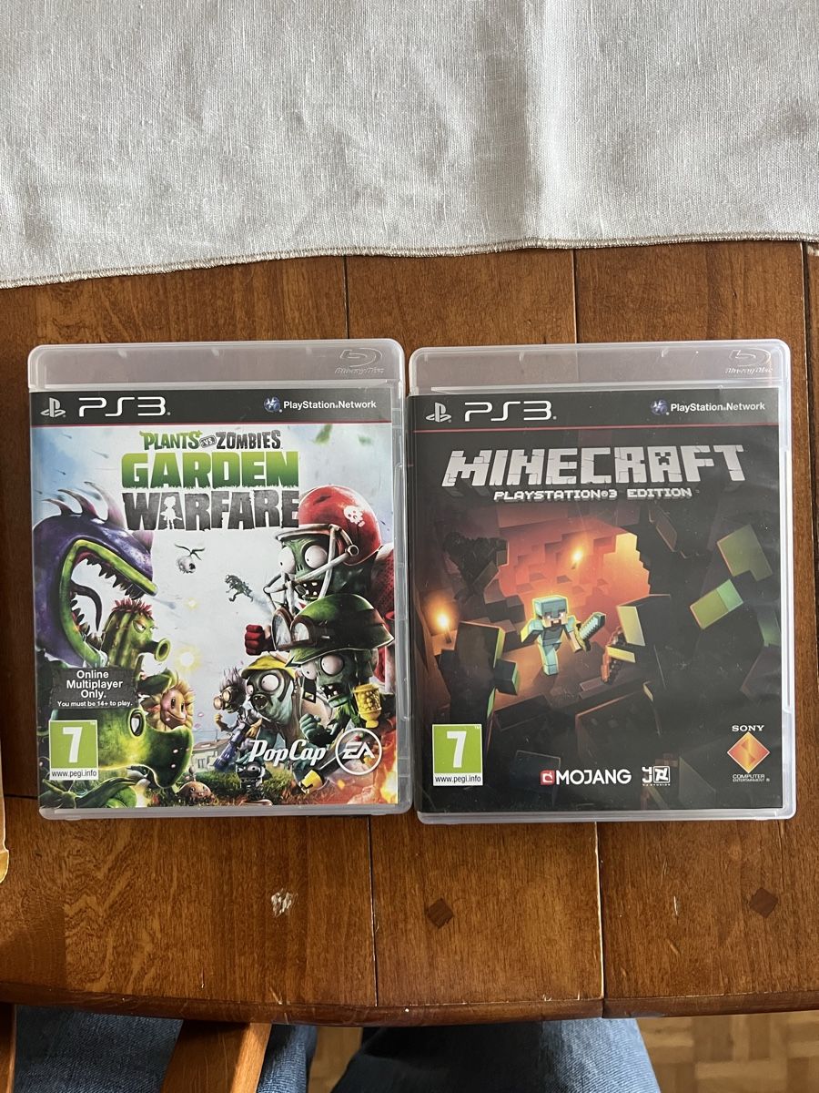 Sony Spiele: PS3 Jeux, Minecraft + Plante VS Zombie – Gebraucht aus Prilly von lgntdngt
