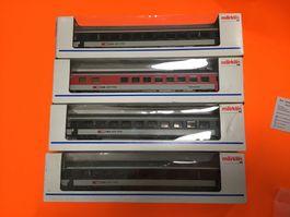 Märklin HO SBB CFF FFS Waggons 4 Stk. OVP