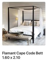Himmelbett Flamant Cape Code schwarz 160x210 cm