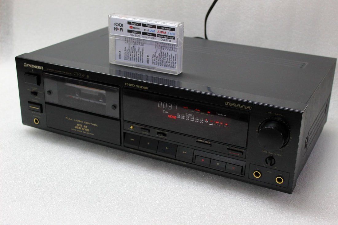 Musicassette: PIONEER CT-339 STEREO CASSETTE DECK – Usato da Thörishaus venduto da zimtfein