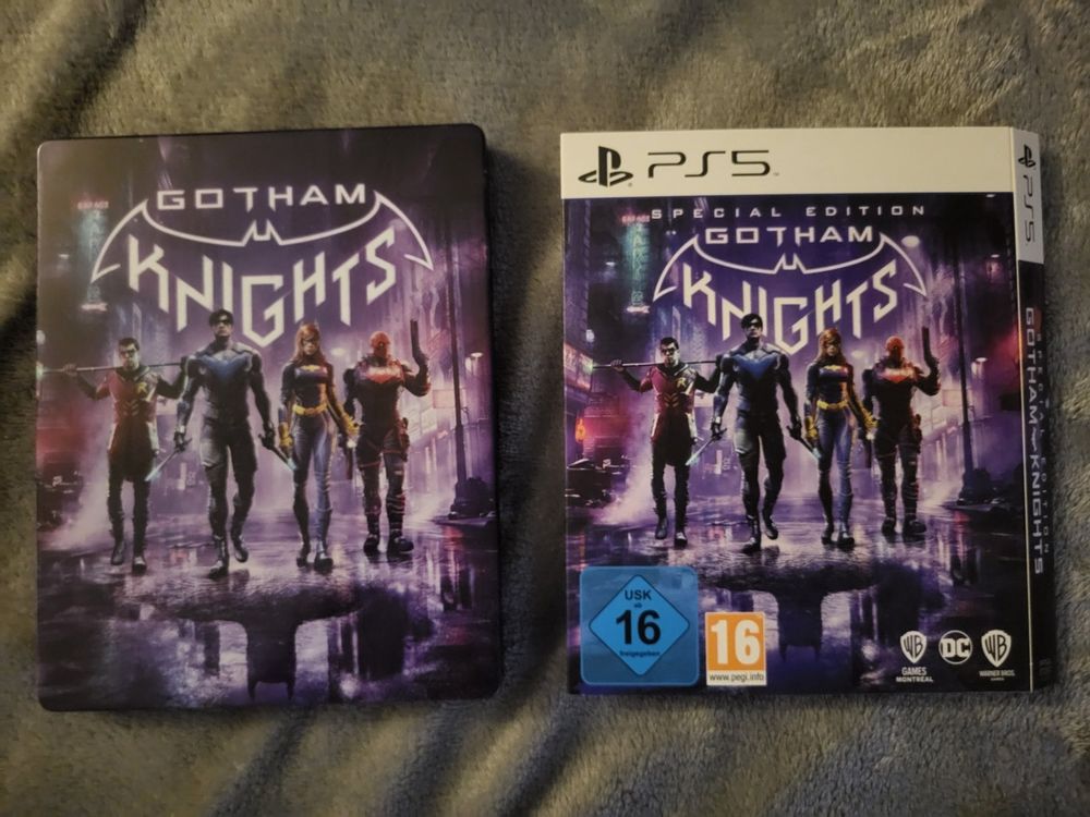 Jeu Xbox Series X - Gotham Knights - édition Steelbook - Bon état