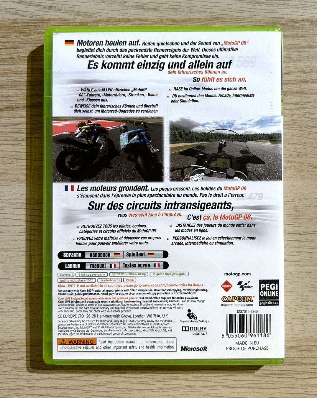Microsoft Giochi: MotoGP 08 Xbox 360 – Usato da St. Gallen venduto da Alpine.Arcade 1