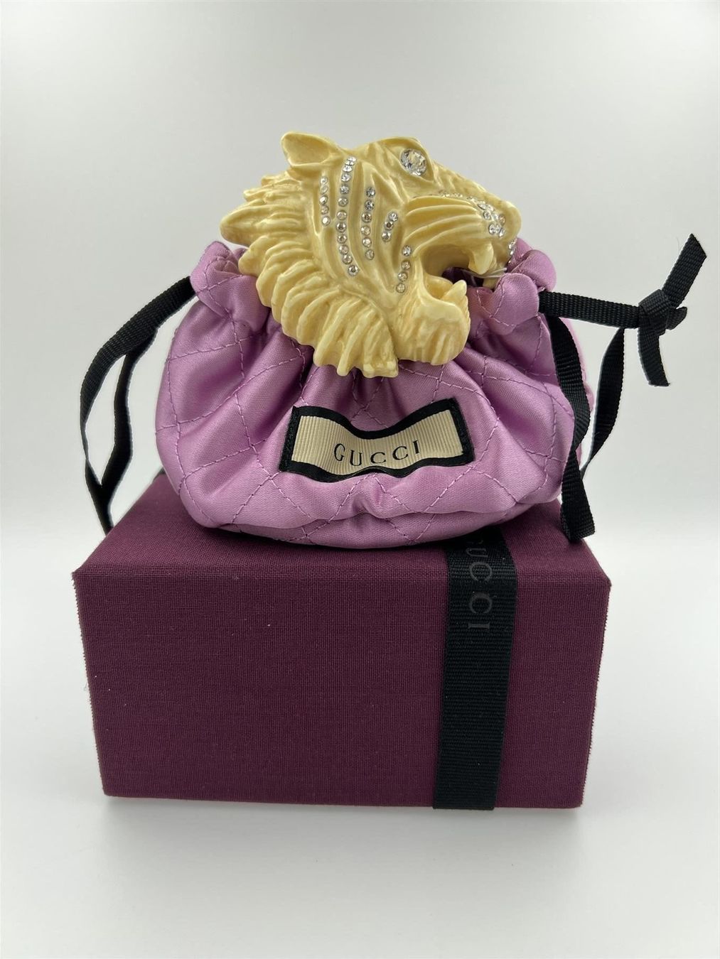Gucci Spille & Fermagli: GUCCI Brosche Rajah Tiger Ivory – Nuovo (secondo la descrizione) da Zürich venduto da luxtrade 2