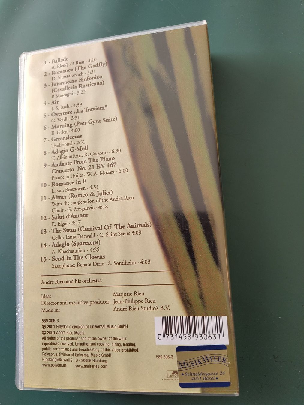 Tutti i VHS: Videocasette Andre Rieu – Usato da Uerikon venduto da Rudel99 1