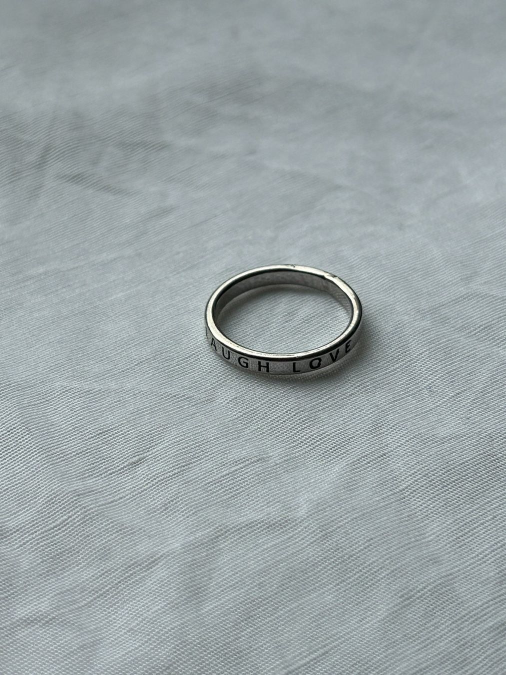 Anelli: Ring silber Live Laugh Love – Usato da Vaduz venduto da vogt-mettler