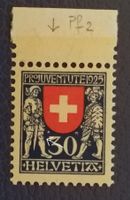 ABJ27) 36.2.02, Abart Knie Schattierung verdickt postfrisch