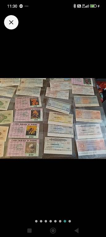 Tutti i francobolli: Miniassegni italiani  – Usato da Vezio venduto da 41181 1