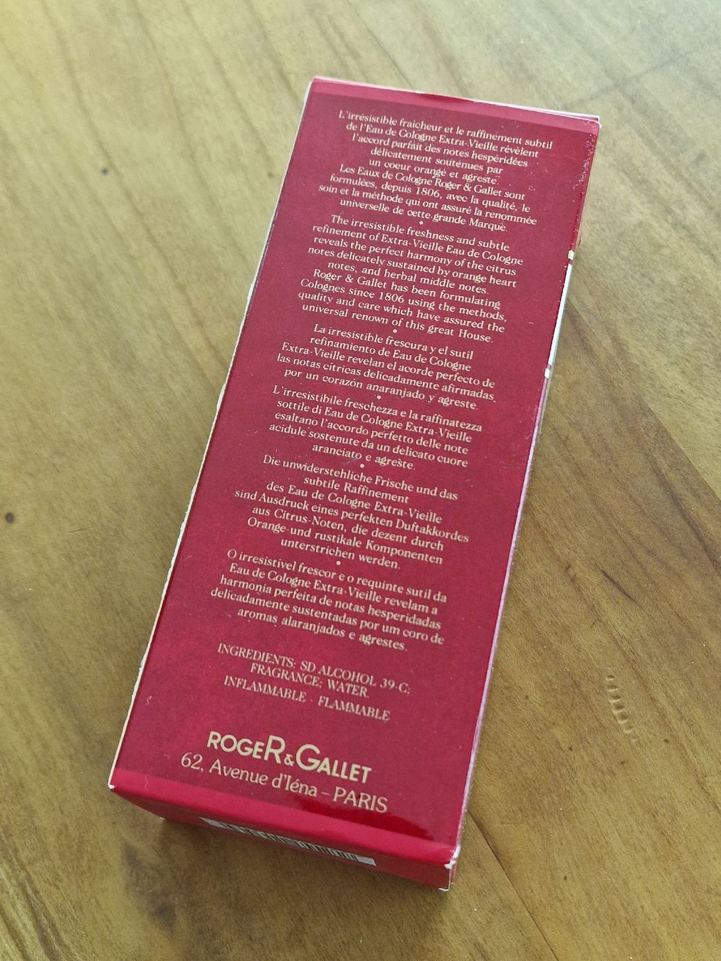 Profumi & Eau de Toilette: Roger & Gallet - Eau de Cologne - 200ml - extra vieille – Usato da Bürglen UR venduto da luiroedes 2