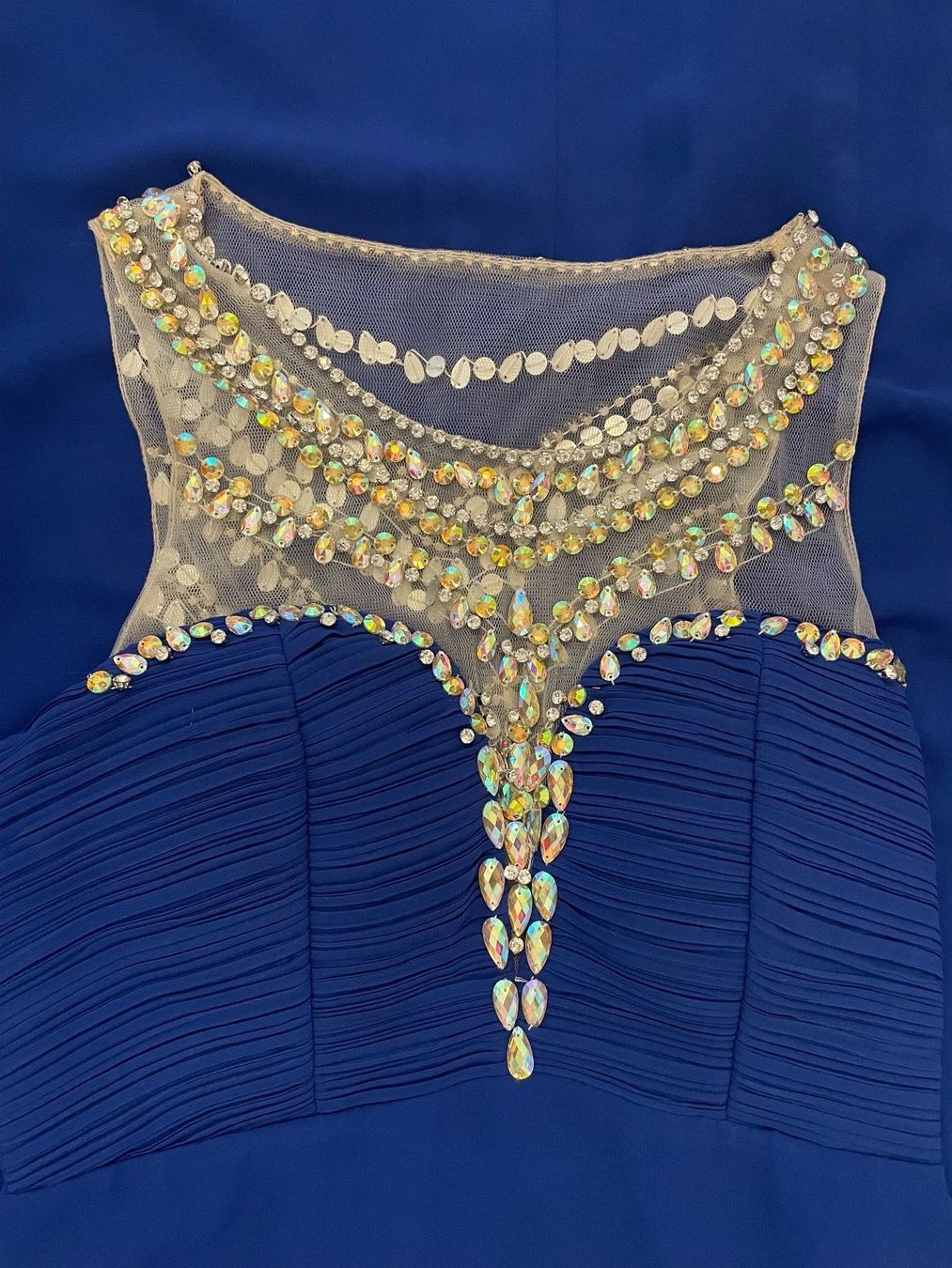 Vestiti: Elegantes Abendkleid mit Strass blau Gr. S – Nuovo (secondo la descrizione) da Münchenstein venduto da nel_57mj 7