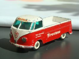 Tekno VW Bully T1 Pritsche Firestone zweifarbig 1:43 selten