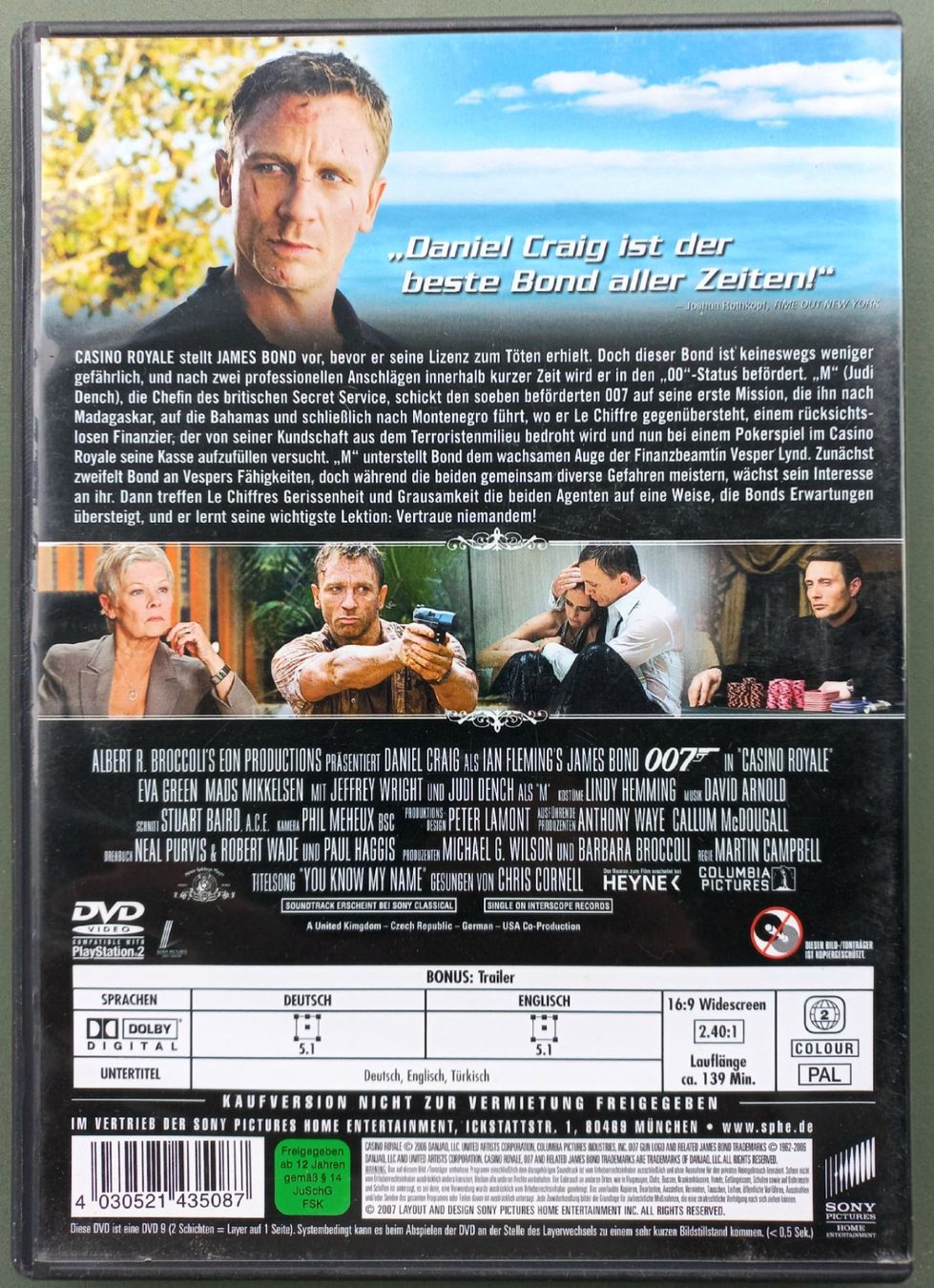 Tutti i DVDs: DVD D/E - James Bond - Casino Royale – Usato da Niederuzwil venduto da lubimaja 1