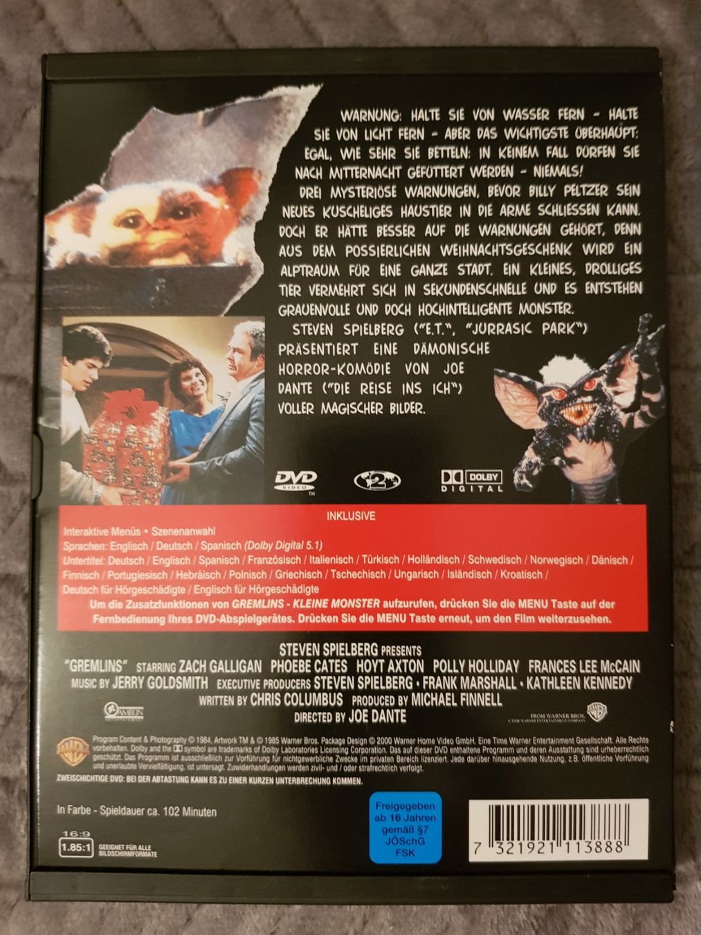 Alle DVDs: Gremlins /DVD – Neu und originalverpackt aus Münchenstein von 2DGames 2